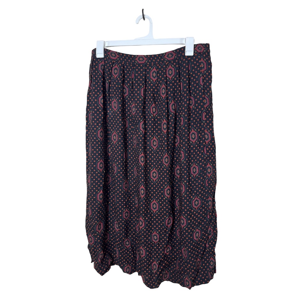 Vintage Weathervane Paisley Maxi Skirt Women's Size 14‎ Made in USA